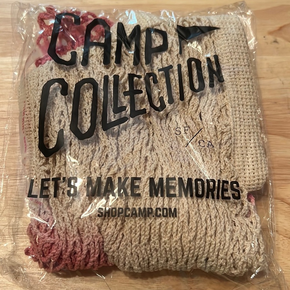 Camp collection dip dye market tote